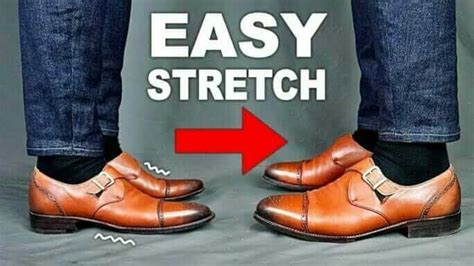 stretch out fake leather shoes|how to stretch shoes overnight.